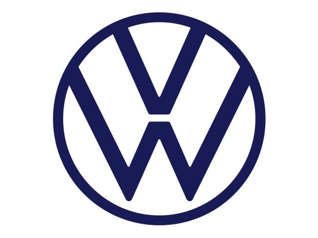 Mẫu thiết kế logo tối giản của thương hiệu Volkswagen