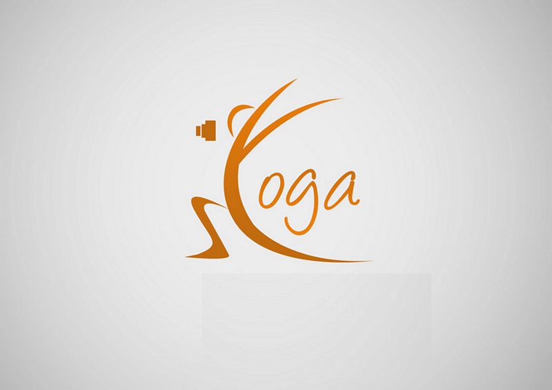 Mẫu thiết kế logo yoga ấn tượng