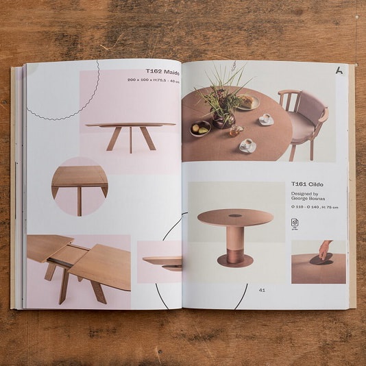 Mẫu thiết kế catalogue nội thất bàn ghế