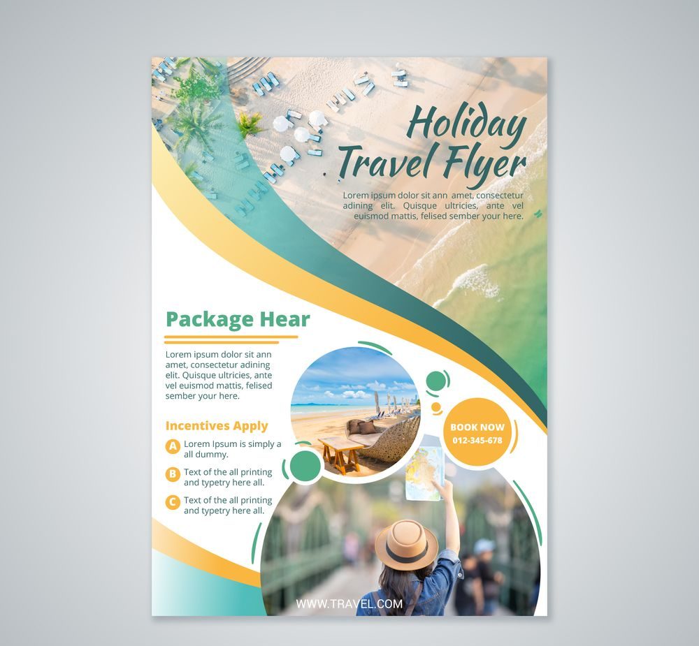 Mẫu brochure du lịch giới thiệu dịch vụ 