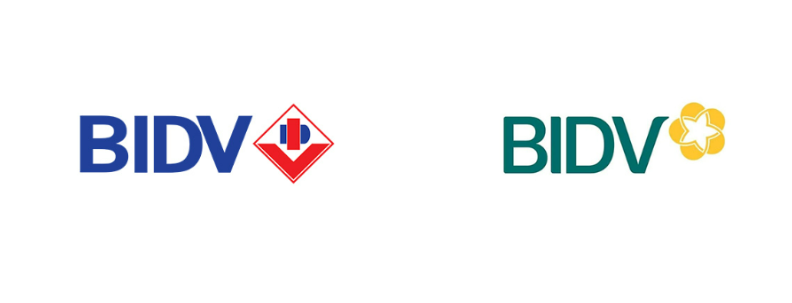 Sự thay đổi logo của BIDV