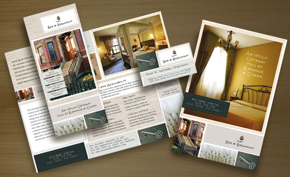 Mẫu thiết kế brochure khách sạn theo phong cách châu Âu