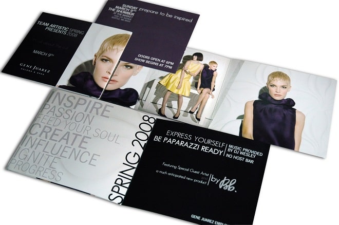 Mẫu thiết kế brochure thời trang độc đáo