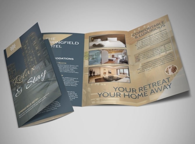 Thiết kế brochure khách sạn