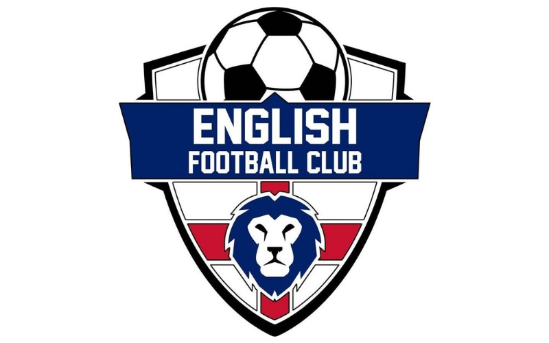 Mẫu thiết kế logo đội bóng Anh độc đáo