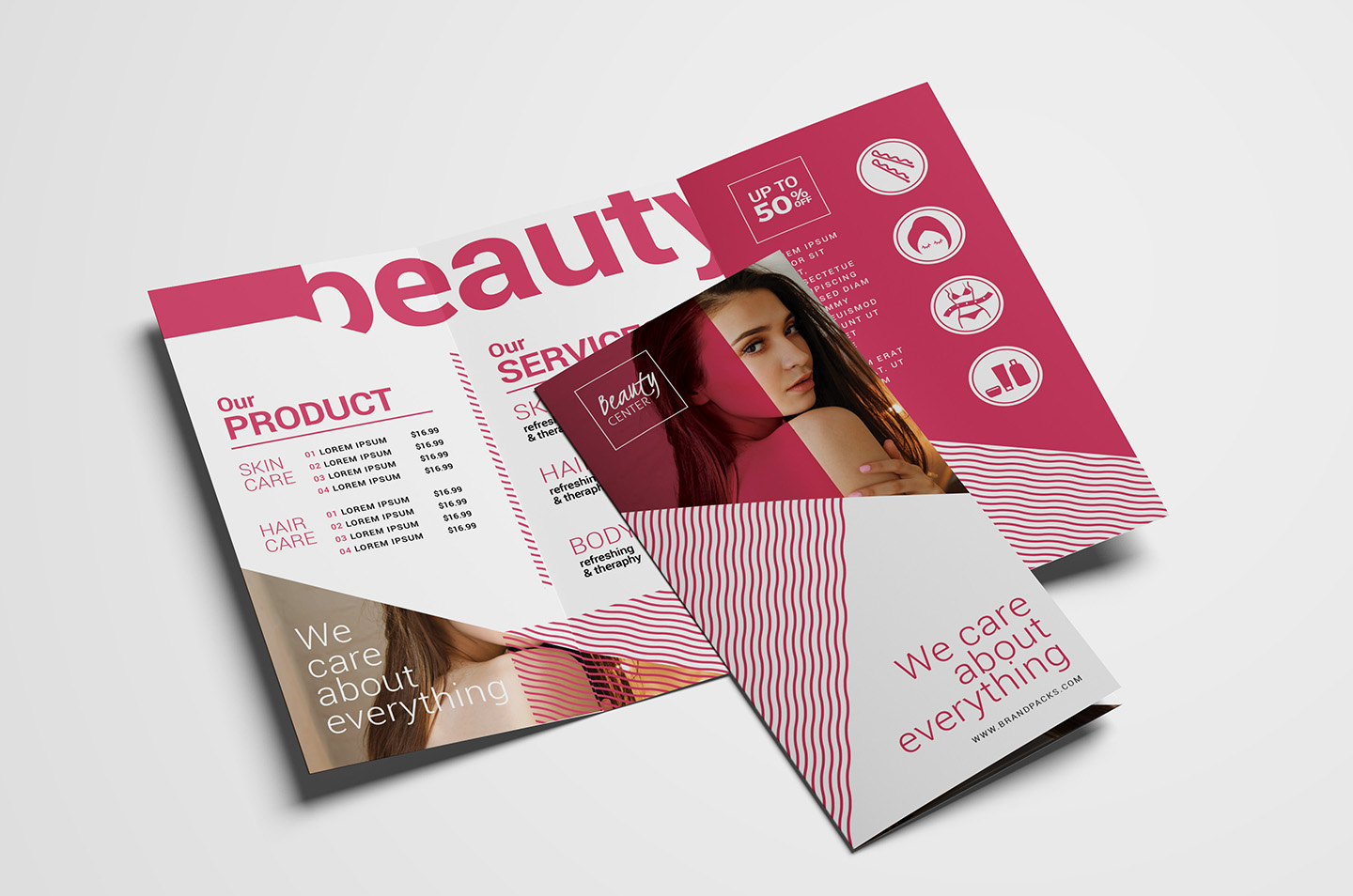 Thiết kế brochure salon tóc và beauty