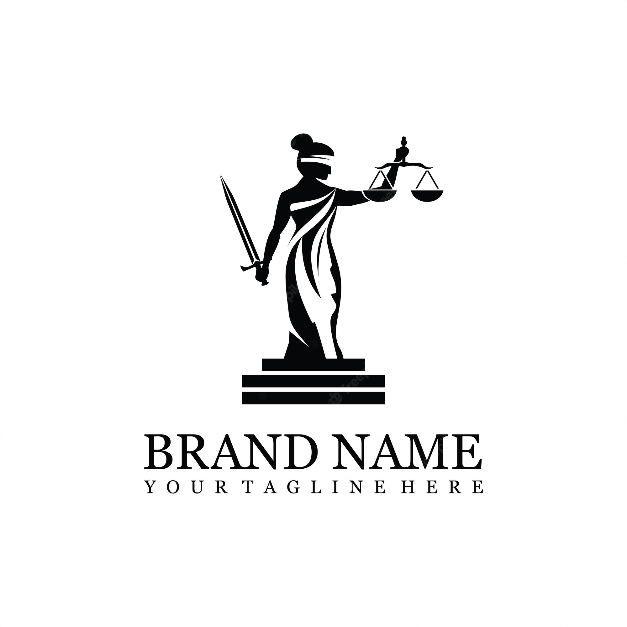 Mẫu thiết kế logo công ty luật ấn tượng
