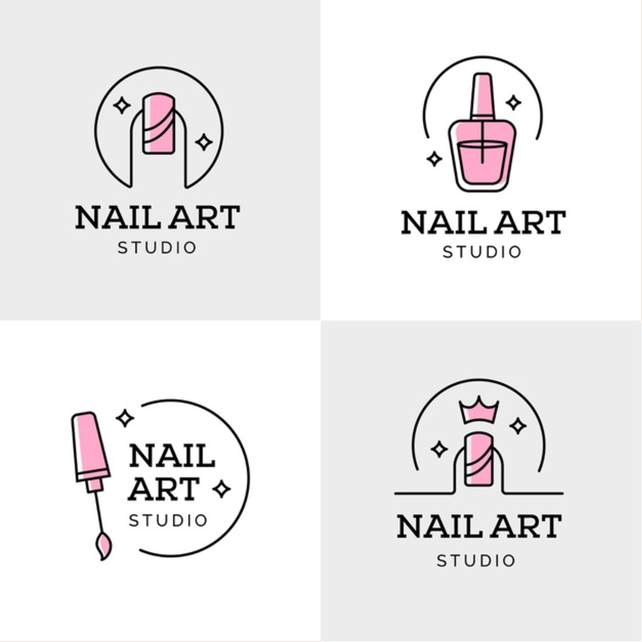 Những mẫu thiết kế logo nail đặc trưng