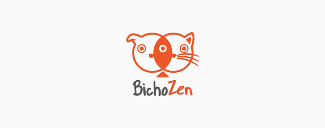 Mẫu thiết kế logo thú cưng chó mèo