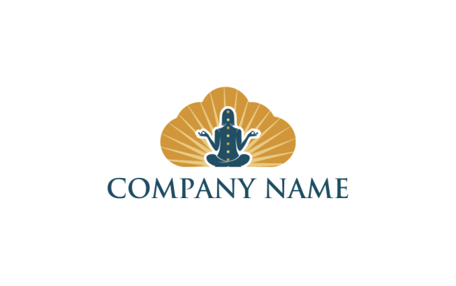 Mẫu thiết kế logo yoga truyền thống