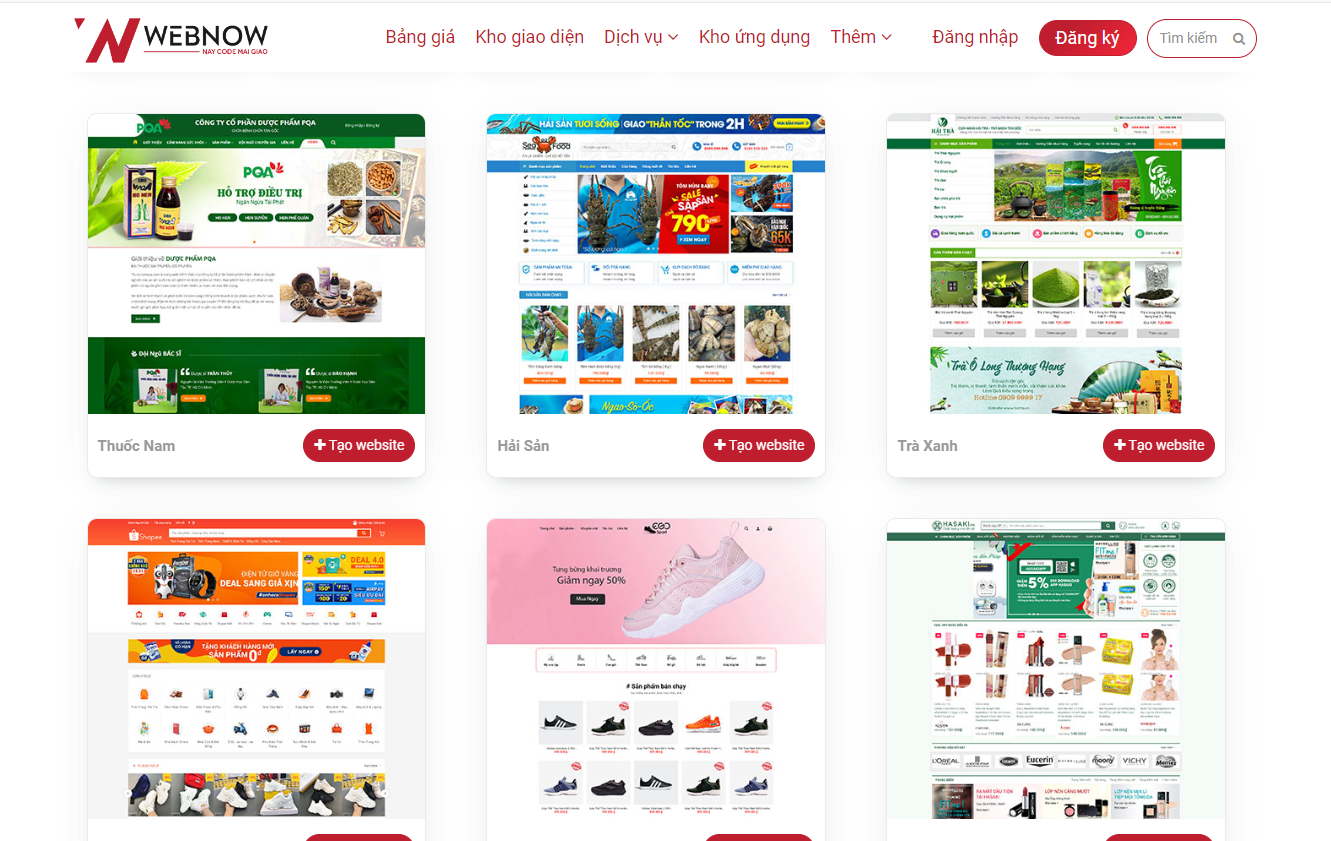WebNow cung cấp cách tự thiết kế website bán hàng cực kỳ tiện lợi